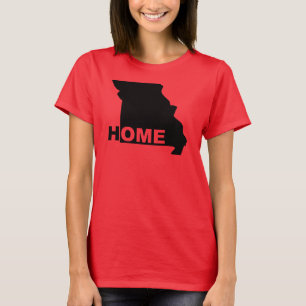 T-shirts du Missouri, maison loin de l'État