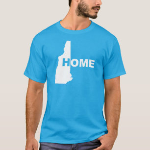 T-shirts du New Hampshire, une maison loin de l'Ét