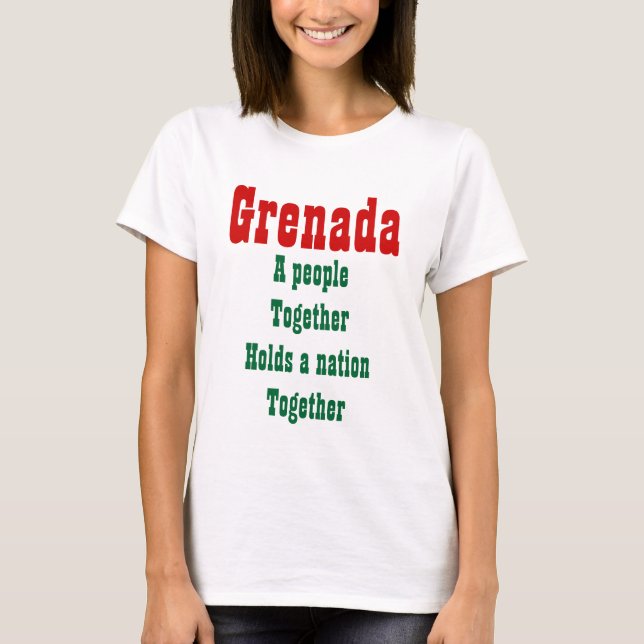 T-shirts du peuple Grenade (Devant)