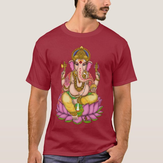 T-Shirts du Seigneur Ganesha (Devant)