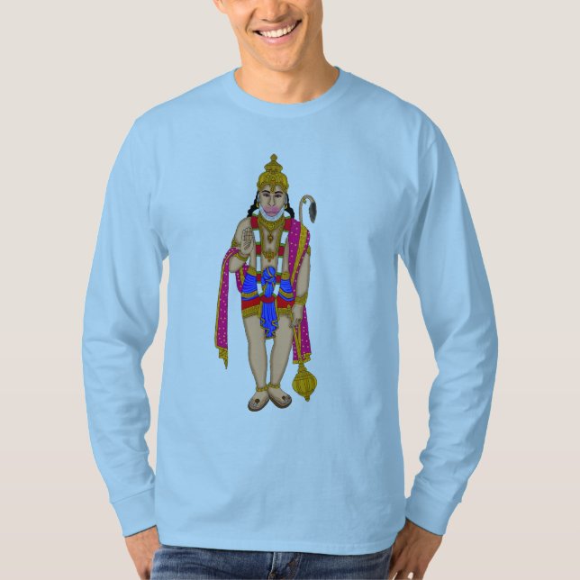 T-Shirts du Seigneur Hanuman (Devant)
