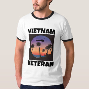 T-SHIRTS DU VIETNAM VETERAN RINGER VINTAGE