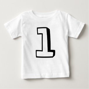 T-shirts d'un (1) anniversaire pour bébé