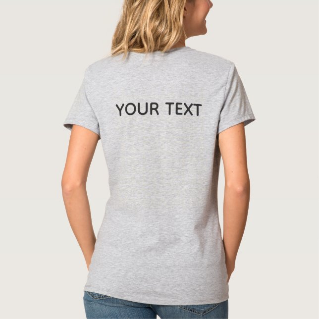 T-Shirts Élégants pour les femmes Ajouter le desig (Dos)
