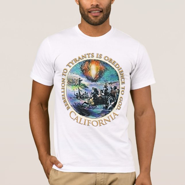 T-shirts emblématiques de Californie (Devant)