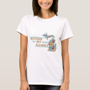 T-shirts Empreintes de pattes du Michigan