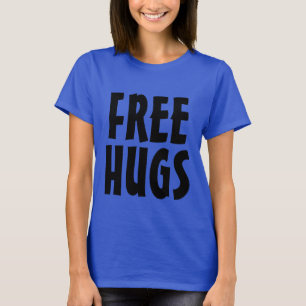 T-shirts en couleur arc-en-ciel Free Hugs