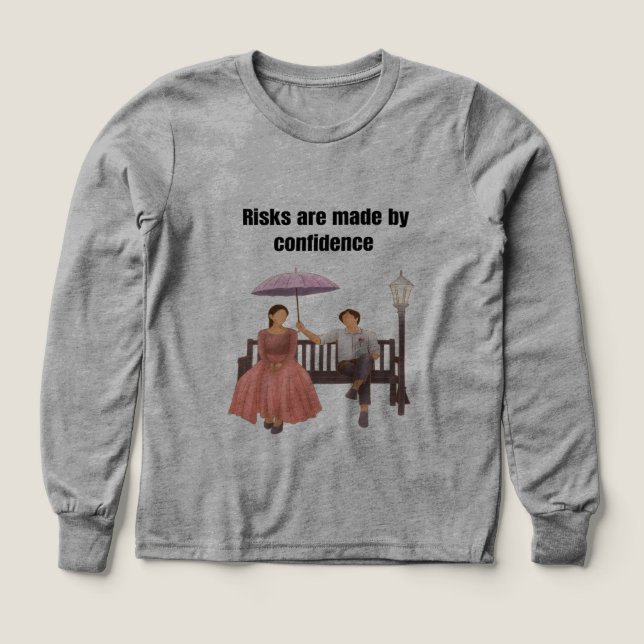 T-shirts en couple romantique (Motif recto)