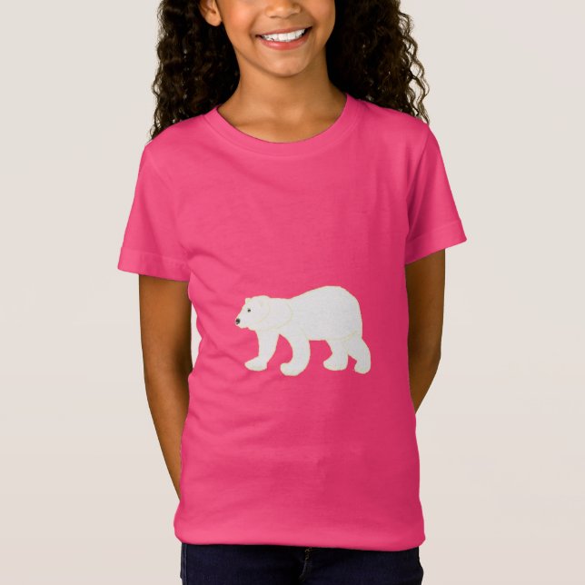 T-shirts en forme d'ours polaire parties scintilla (Devant)