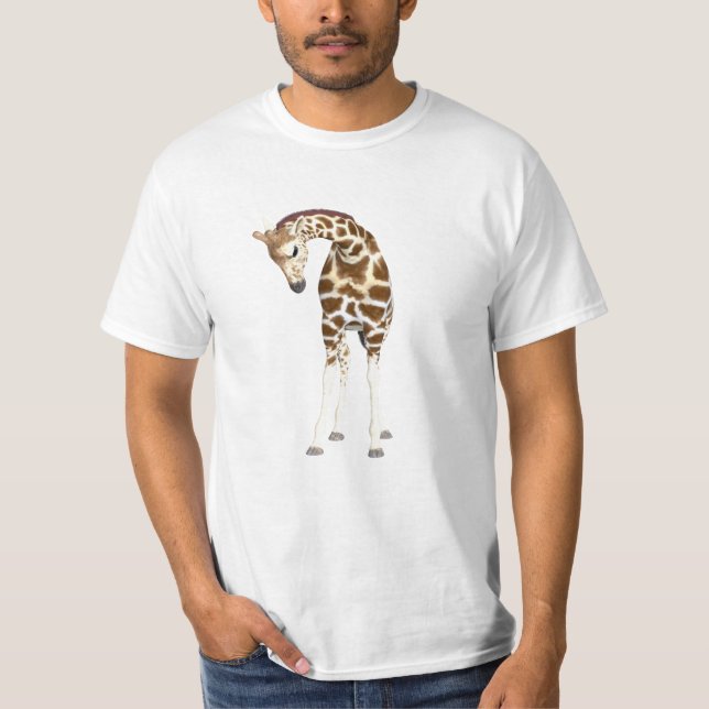 T-shirts en girafe d'Afrique (Devant)