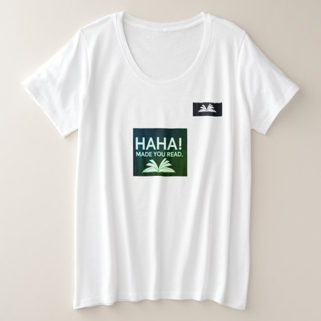 T-shirts en HAHA ET VOUS A FAIT LIRE (Design devant)