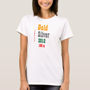 T-shirts en or jamaïcain