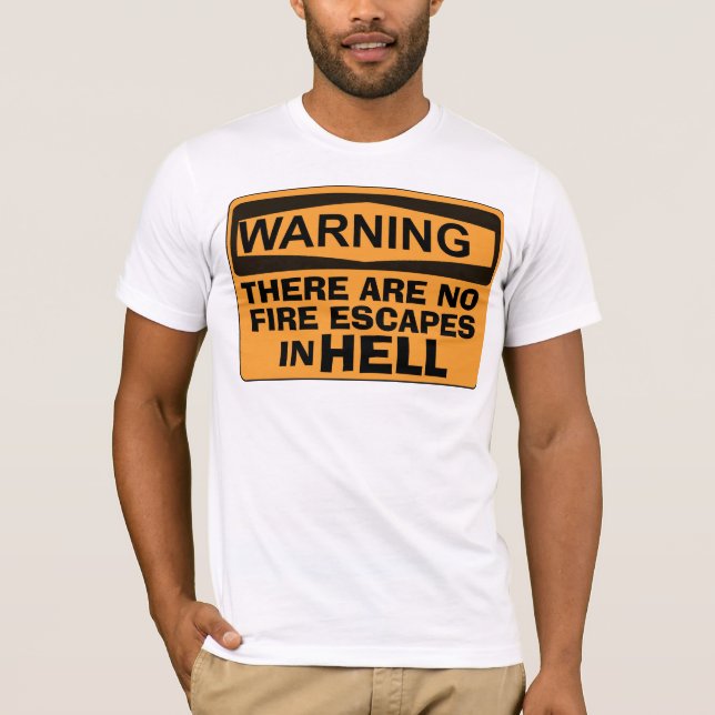 T-shirts ENFER, chrétien (Devant)