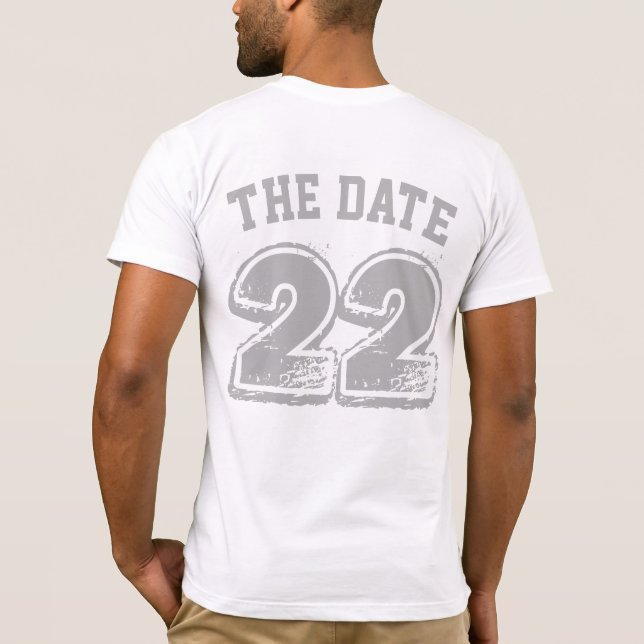 T-Shirts Enregistrez la Date (Dos)