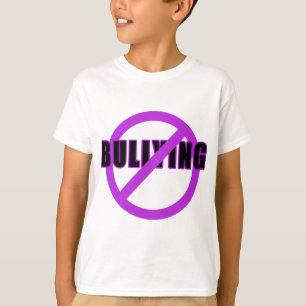T-shirts et boutons Purple NO BULLYING