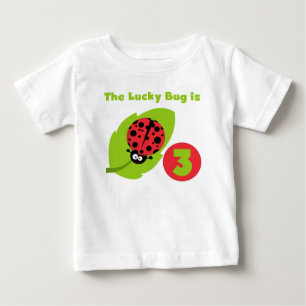 T-shirts et cadeaux 3e anniversaire Lucky Bug