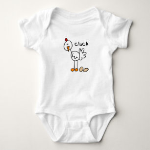 T-shirts et cadeaux à motif de poulet en bonhomme