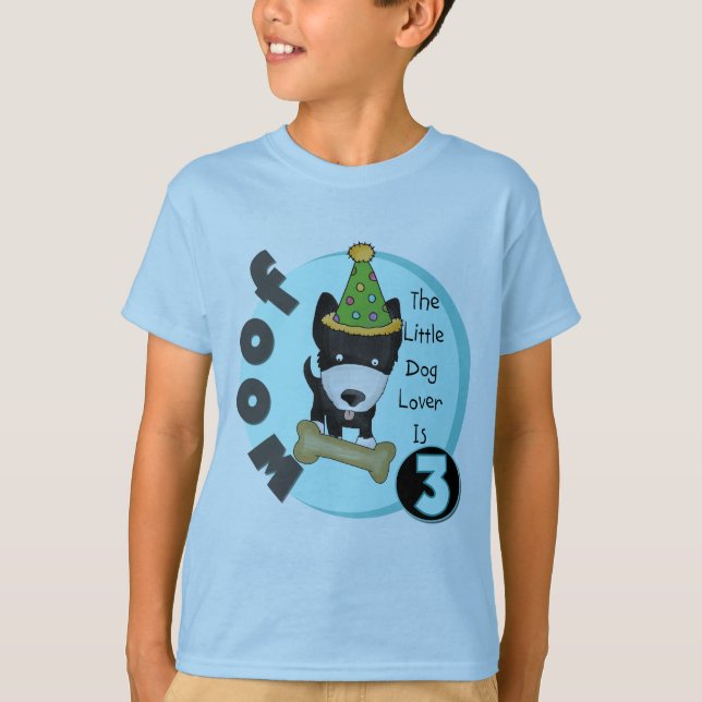 T-shirts et cadeaux Amoureux de les chiens 3e anni (Devant)