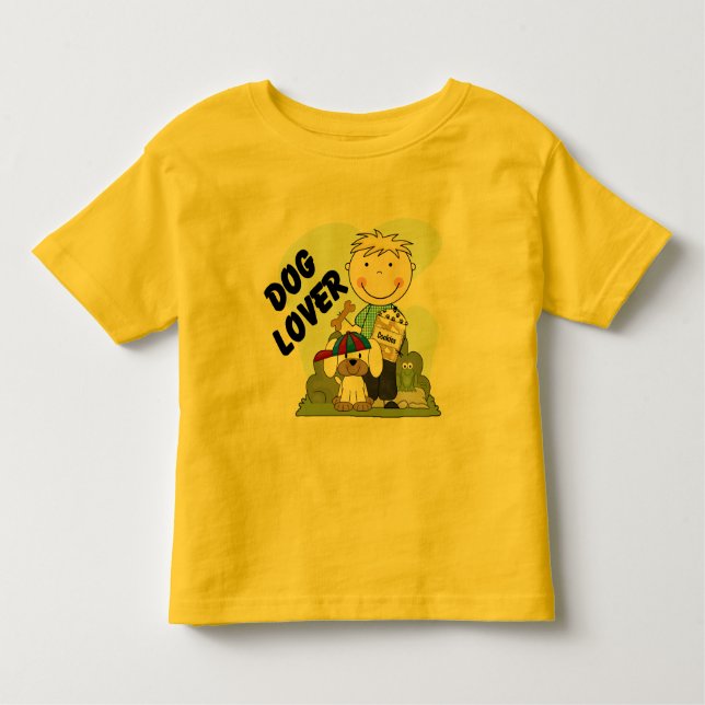 T-shirts et cadeaux Amoureux de les chiens Blond B (Devant)