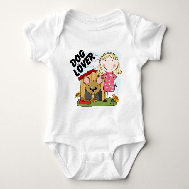 T-shirts et cadeaux Amoureux de les chiens Blond G (Devant)