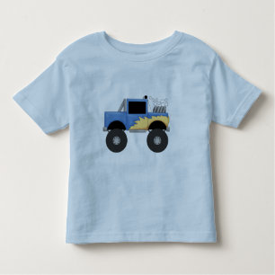 T-shirts et cadeaux bleus de camion de monstre