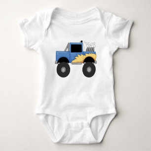 T-shirts et cadeaux bleus de camion de monstre