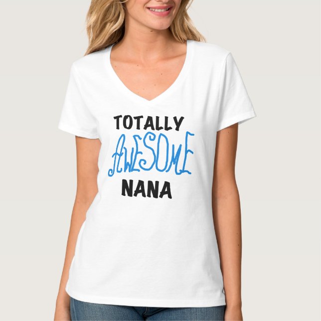 T-shirts et cadeaux bleus totalement (Devant)