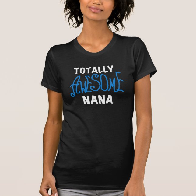T-shirts et cadeaux bleus totalement (Devant)