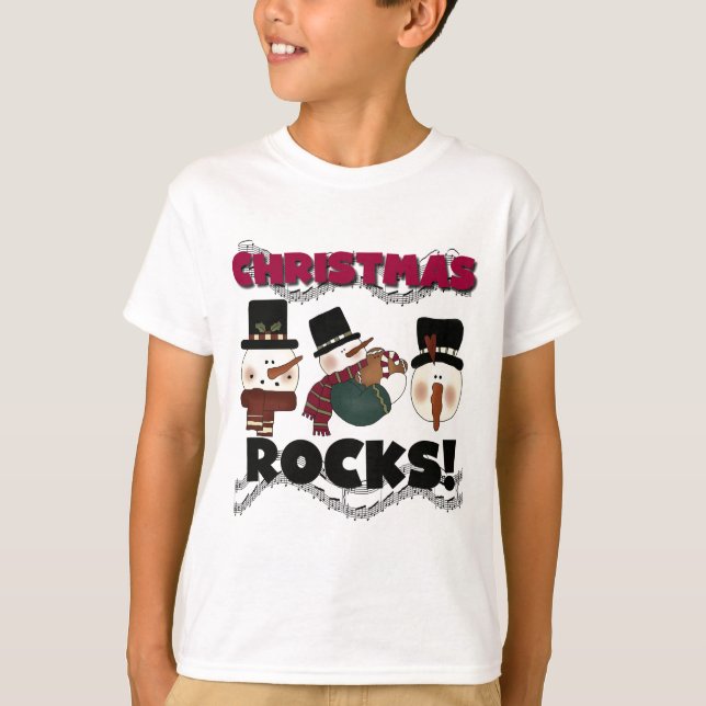 T-shirts et cadeaux Christmas Rocks (Devant)