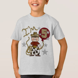 T-shirts et cadeaux Cowboy 5e anniversaire