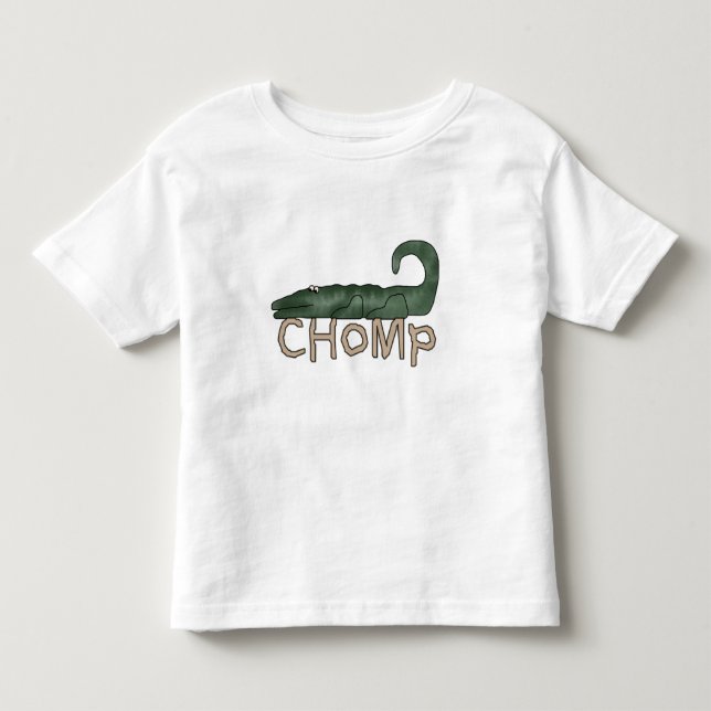 T-shirts et cadeaux d'alligator de mastication (Devant)