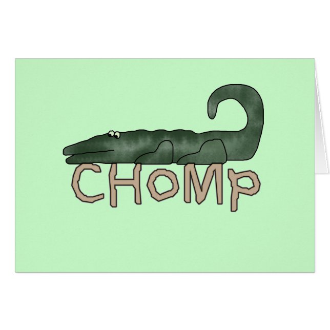 T-shirts et cadeaux d'alligator de mastication (Devant horizontal)