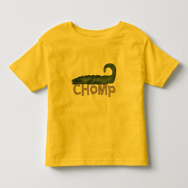 T-shirts et cadeaux d'alligator de mastication (Devant)