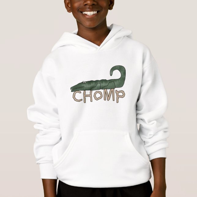T-shirts et cadeaux d'alligator de mastication (Devant)