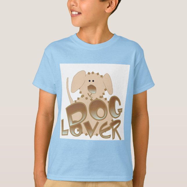 T-shirts et cadeaux d'amoureux des chiens de Brown (Devant)