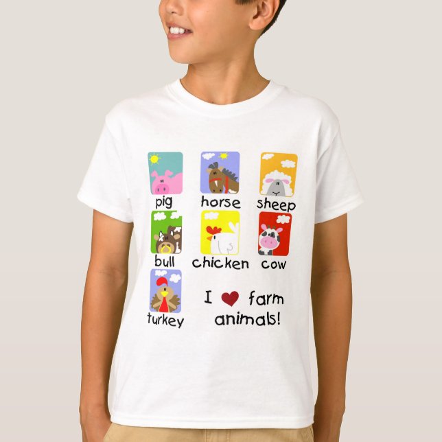 T-shirts et cadeaux d'animaux de ferme (Devant)