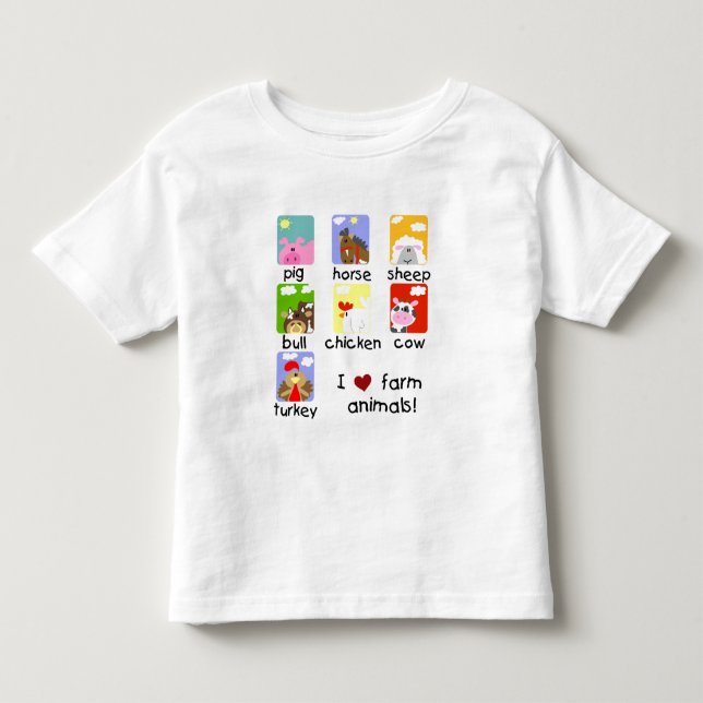 T-shirts et cadeaux d'animaux de ferme (Devant)