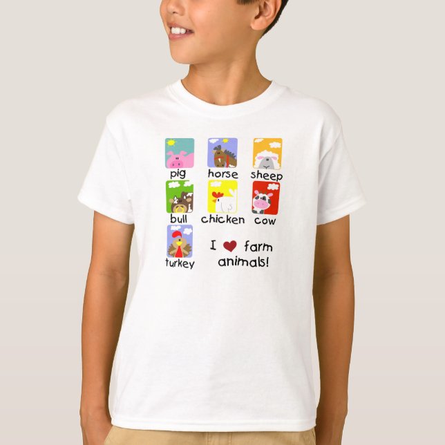 T-shirts et cadeaux d'animaux de ferme (Devant)