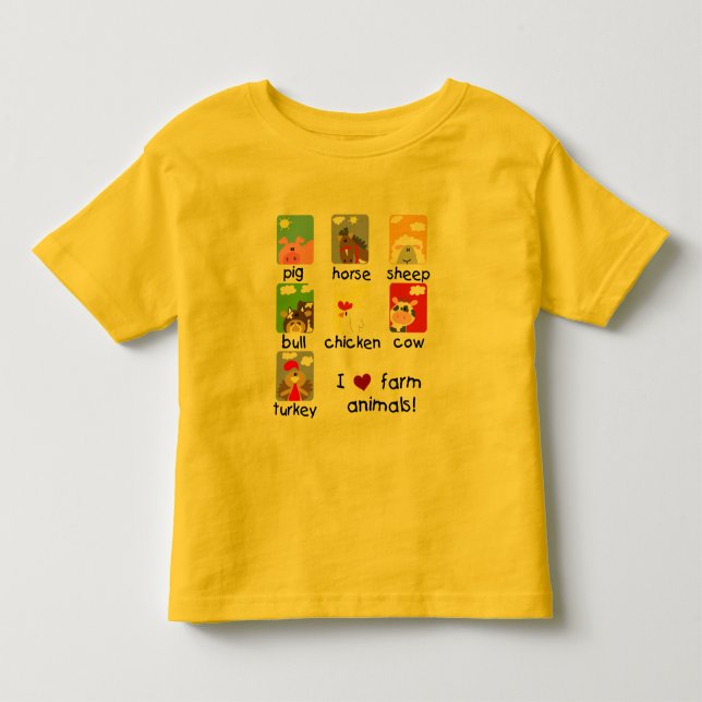 T-shirts et cadeaux d'animaux de ferme (Devant)
