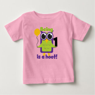 T-shirts et cadeaux d'anniversaire de Hoot Owl 1er