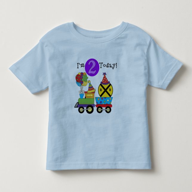 T-shirts et cadeaux d'anniversaire de train (Devant)