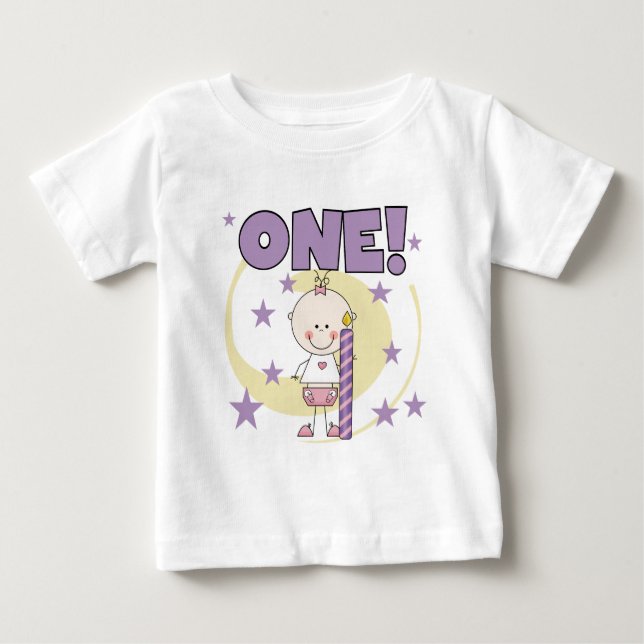 T-shirts et Cadeaux d'anniversaire pour Bébé Fille (Devant)