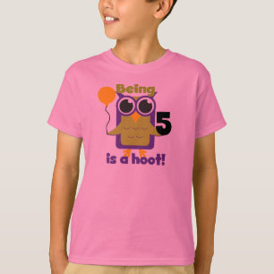 T-shirts et cadeaux de 5 ans de Hoot Owl
