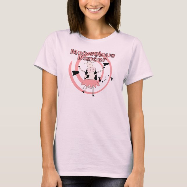 T-shirts et cadeaux de ballerine de vache (Devant)