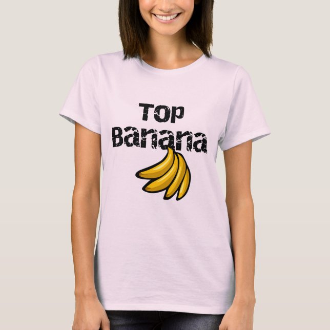T-shirts et cadeaux de banane supérieure (Devant)