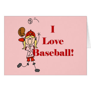 T-shirts et cadeaux de base-ball d'amour de la