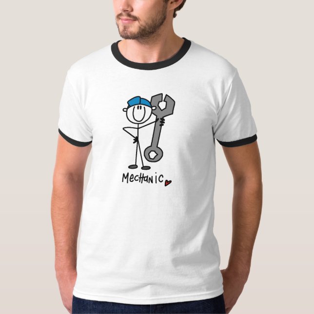 T-shirts et cadeaux de base de mécanicien (Devant)