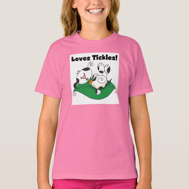T-shirts et cadeaux de chatouillements d'amours (Devant)