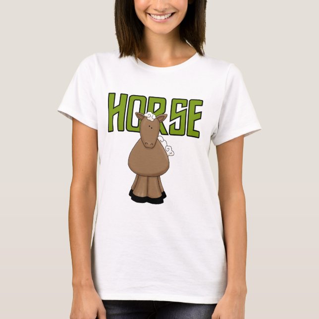 T-shirts et cadeaux de cheval (Devant)