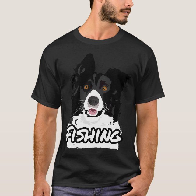 T-Shirts et Cadeaux de Chien de Pêche (Devant)